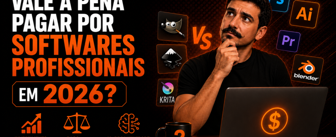 Vale a pena pagar por softwares em 2026?